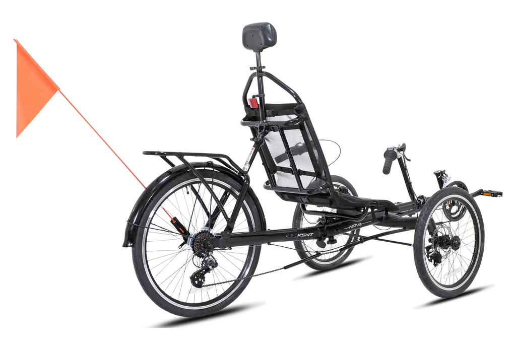 Black 24-inch Recumbent Bike K4245