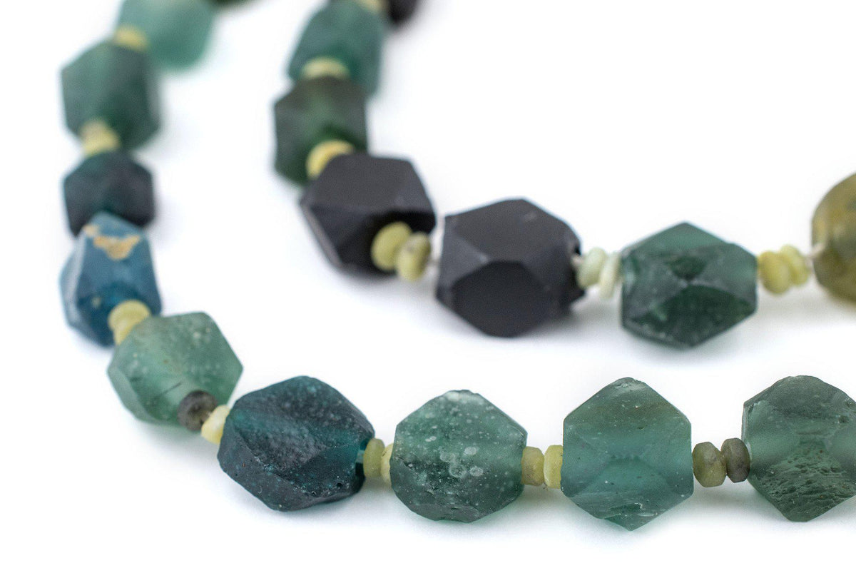 Roman Glass Beads for Jewelry Making H8553