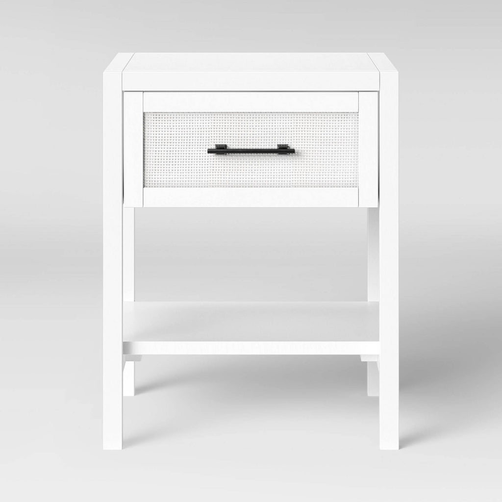 White End Table with Drawer F3940