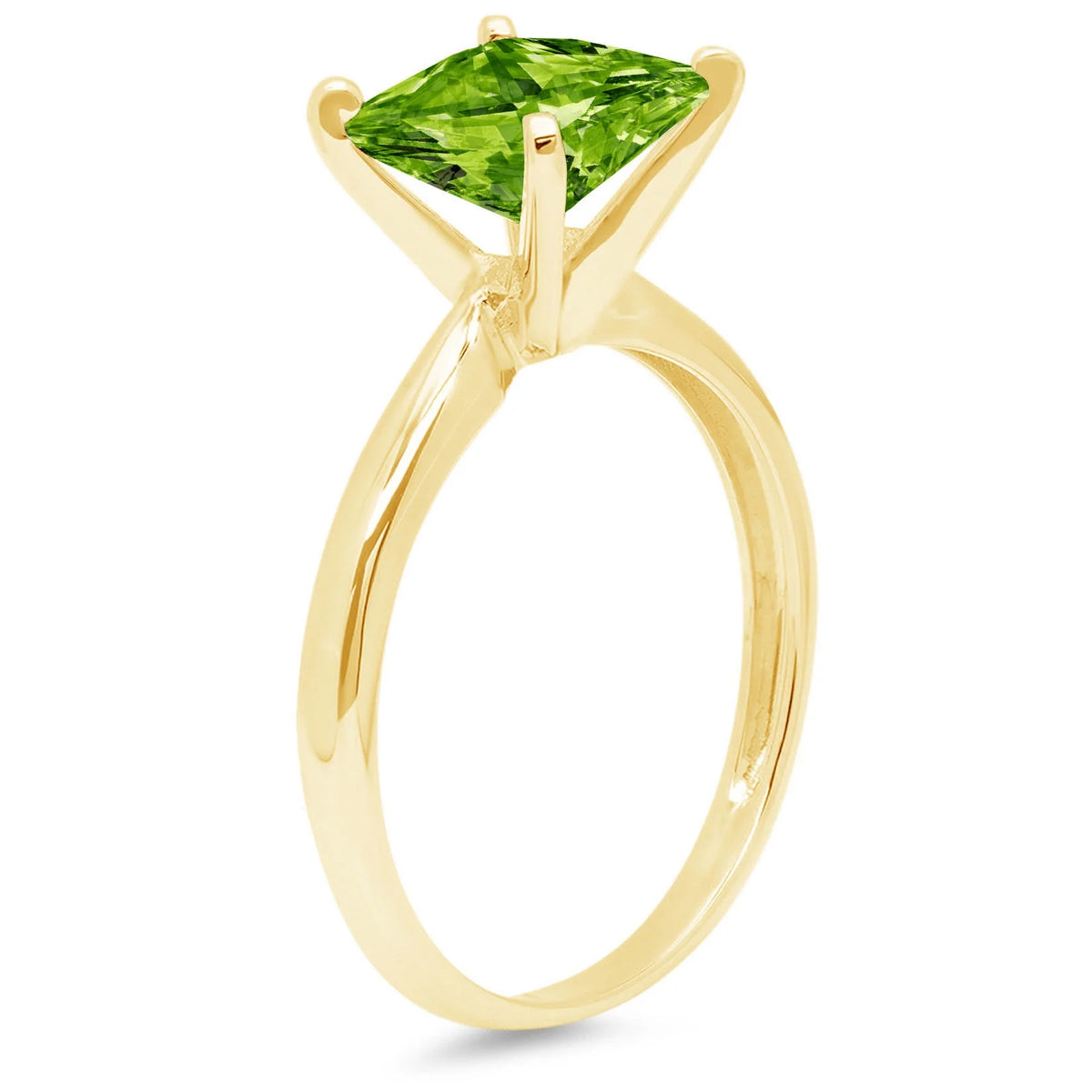 18K Yellow Gold Solitaire Ring H545943