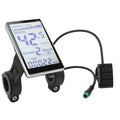 Electric Bike LCD Display, 5 Pin 24V 36V 48V 60V, Waterproof, Universal M5 Panel Screen for Electric Bikes F6803