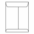 White 28# Center Seam Open End Catalog Envelopes, Box of 500 B580