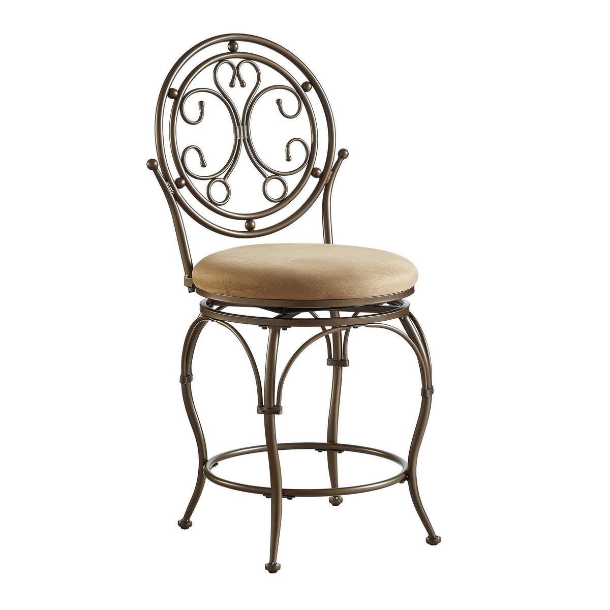 Bronze Counter Height Barstool Z1503