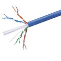 Cat6 Ethernet Bulk Cable 500ft Blue Solid UTP 23AWG H637