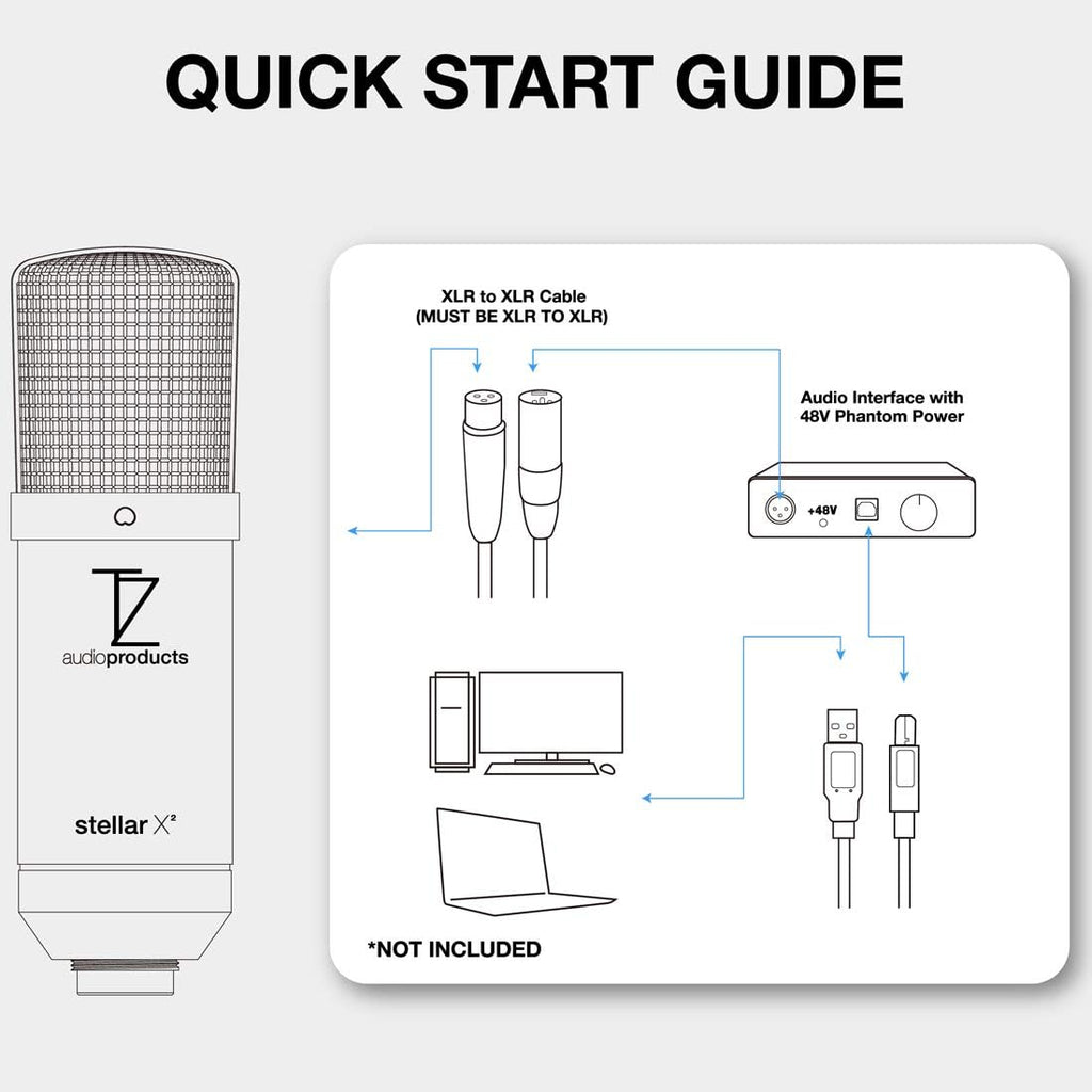 Large Diaphragm Cardioid Condenser XLR Microphone O781