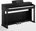 88-Key Weighted Action Digital Piano with Furniture Stand, Triple Pedals, Black L5721