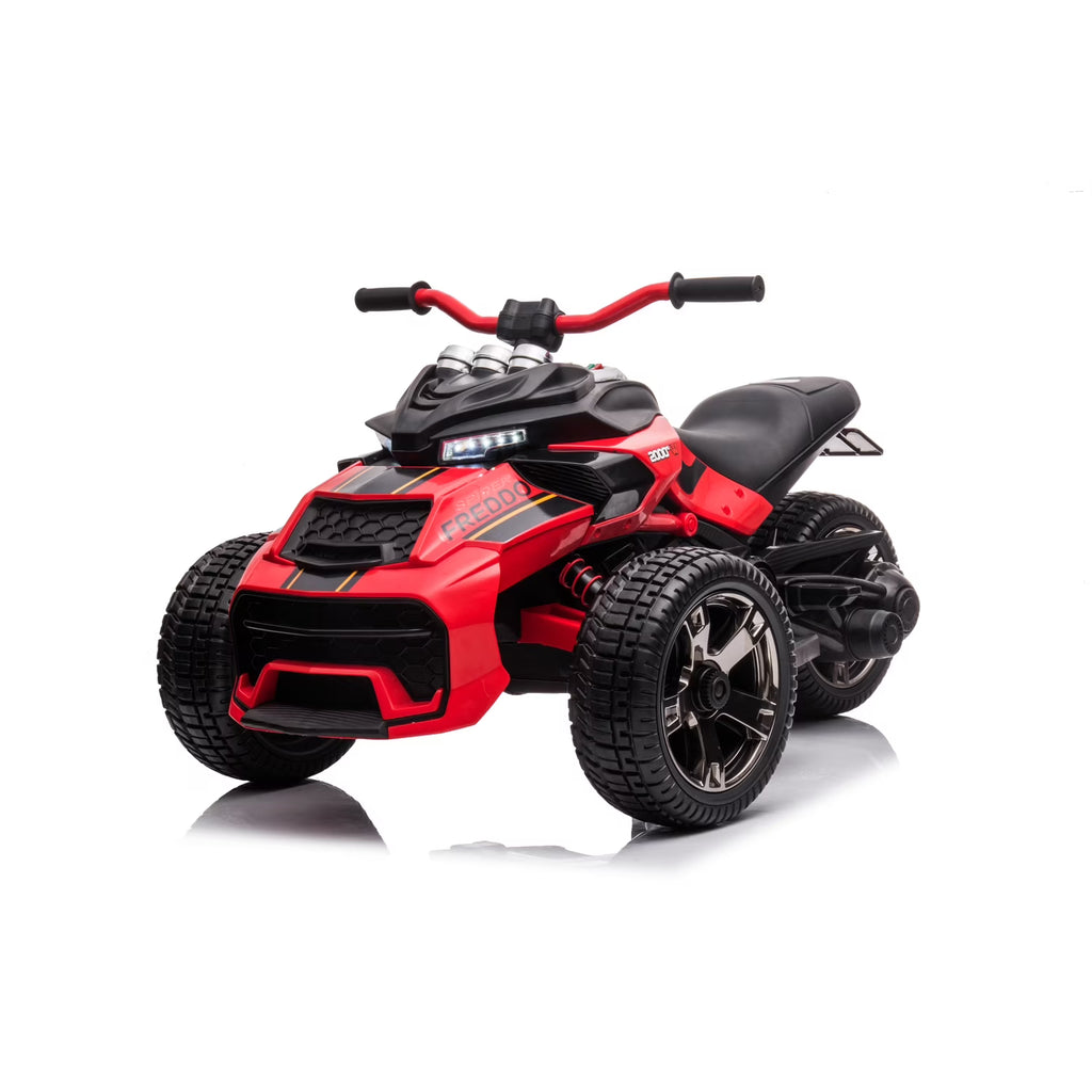 Red 3 Wheel Ride on Motorcycle C4356