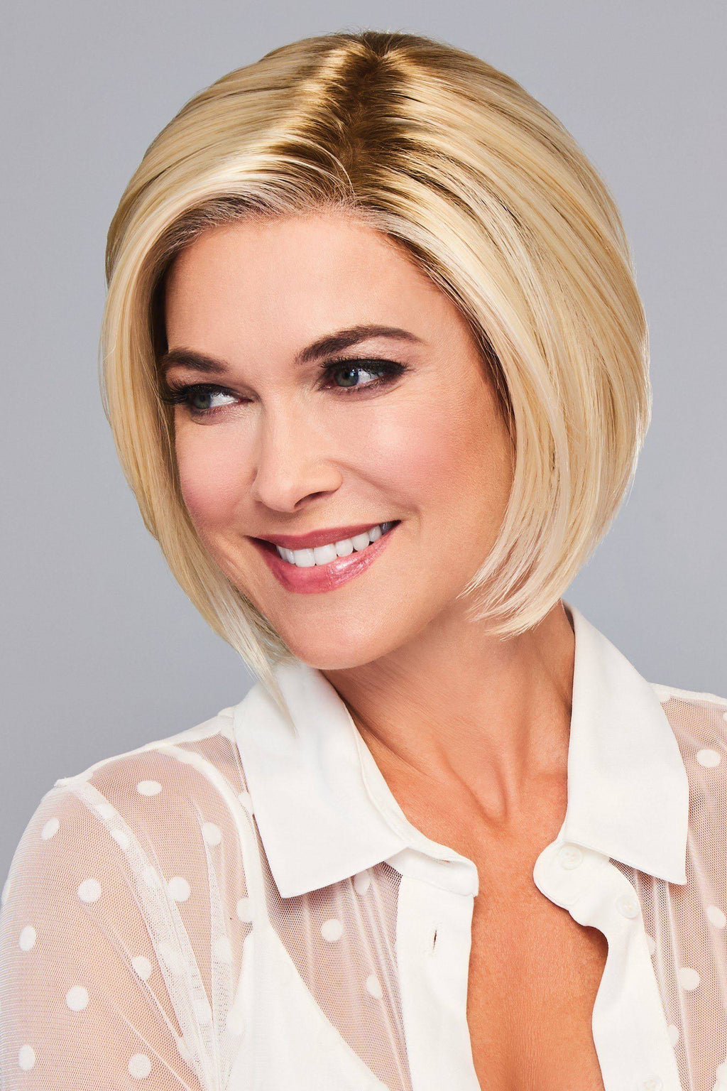 Sheer Lace-Front Wig - Honey Toast B60480