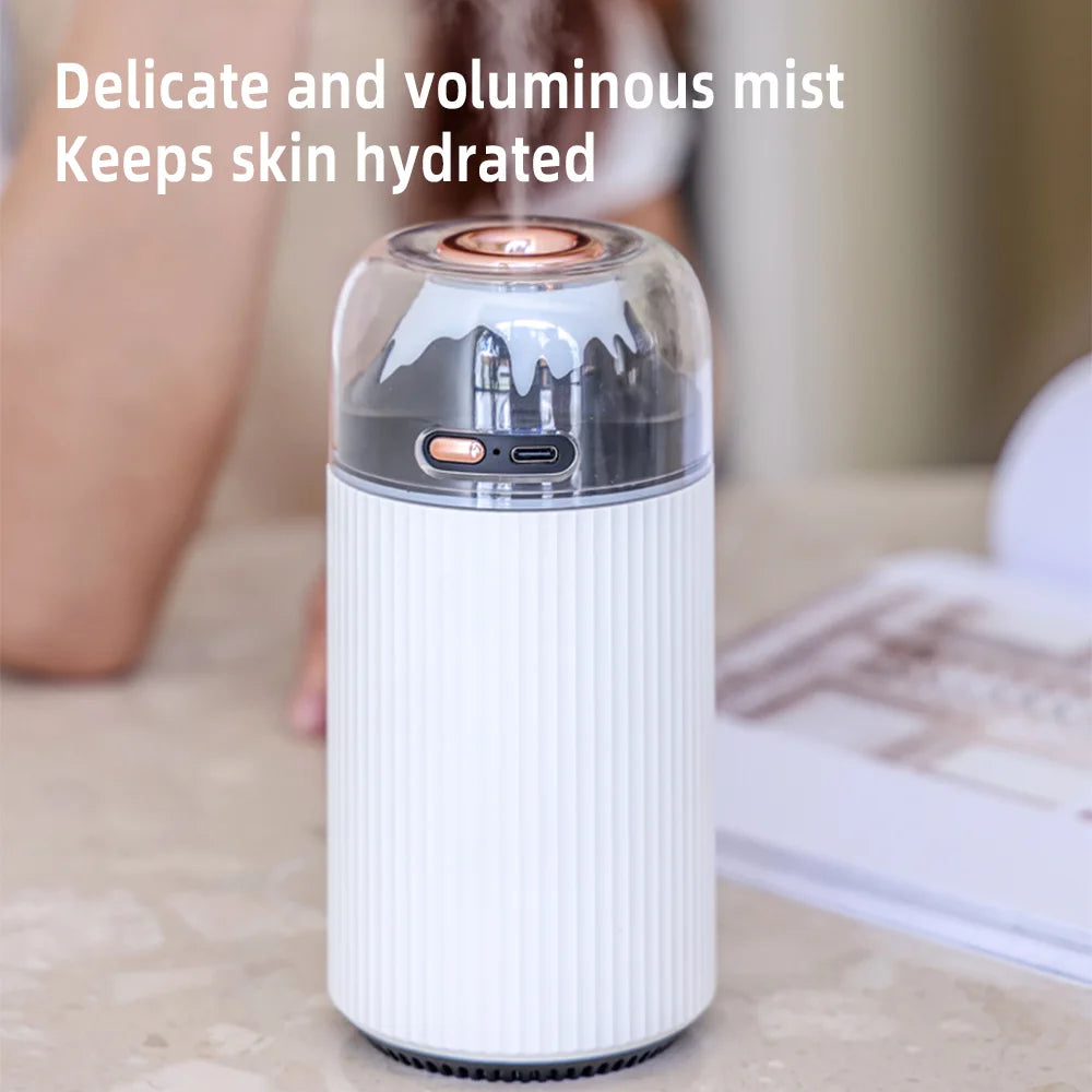 Portable Mini Cool Mist Humidifier, 260ml, USB, Blue Y165