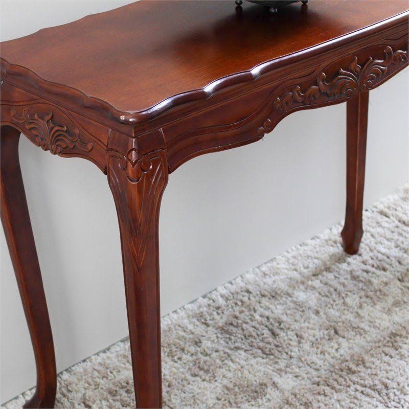 Carved Wood Console Table N105