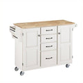 White Kitchen Cart I8408