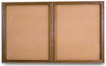Oak Indoor Enclosed Corkboard K427245