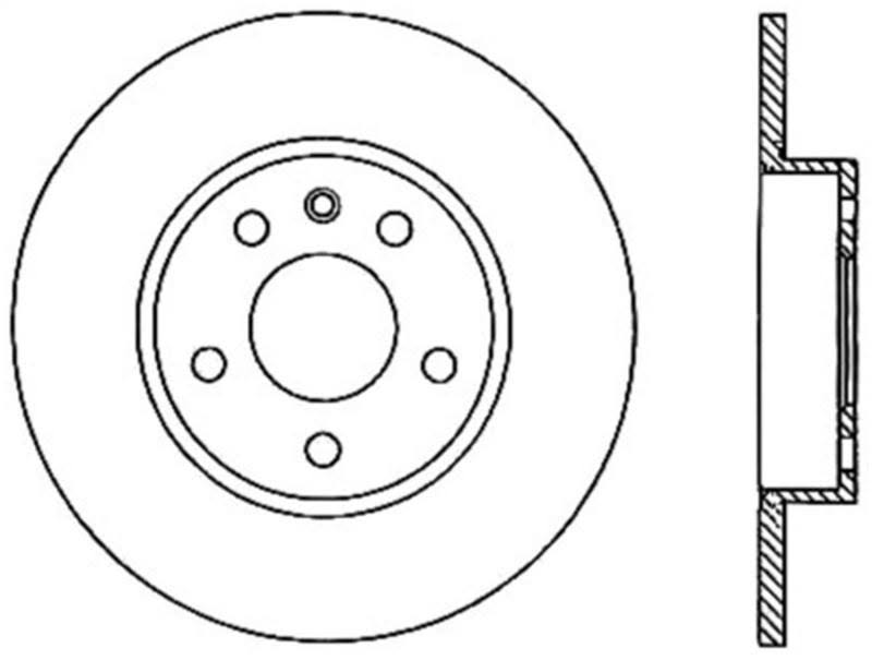 Slotted & Drilled Sport Brake Rotor C396