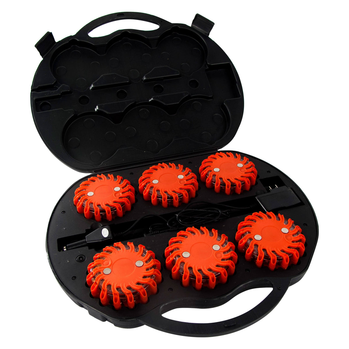 LED Flare Emergency Safety Kit with Charge Case (6 Red) W869695
