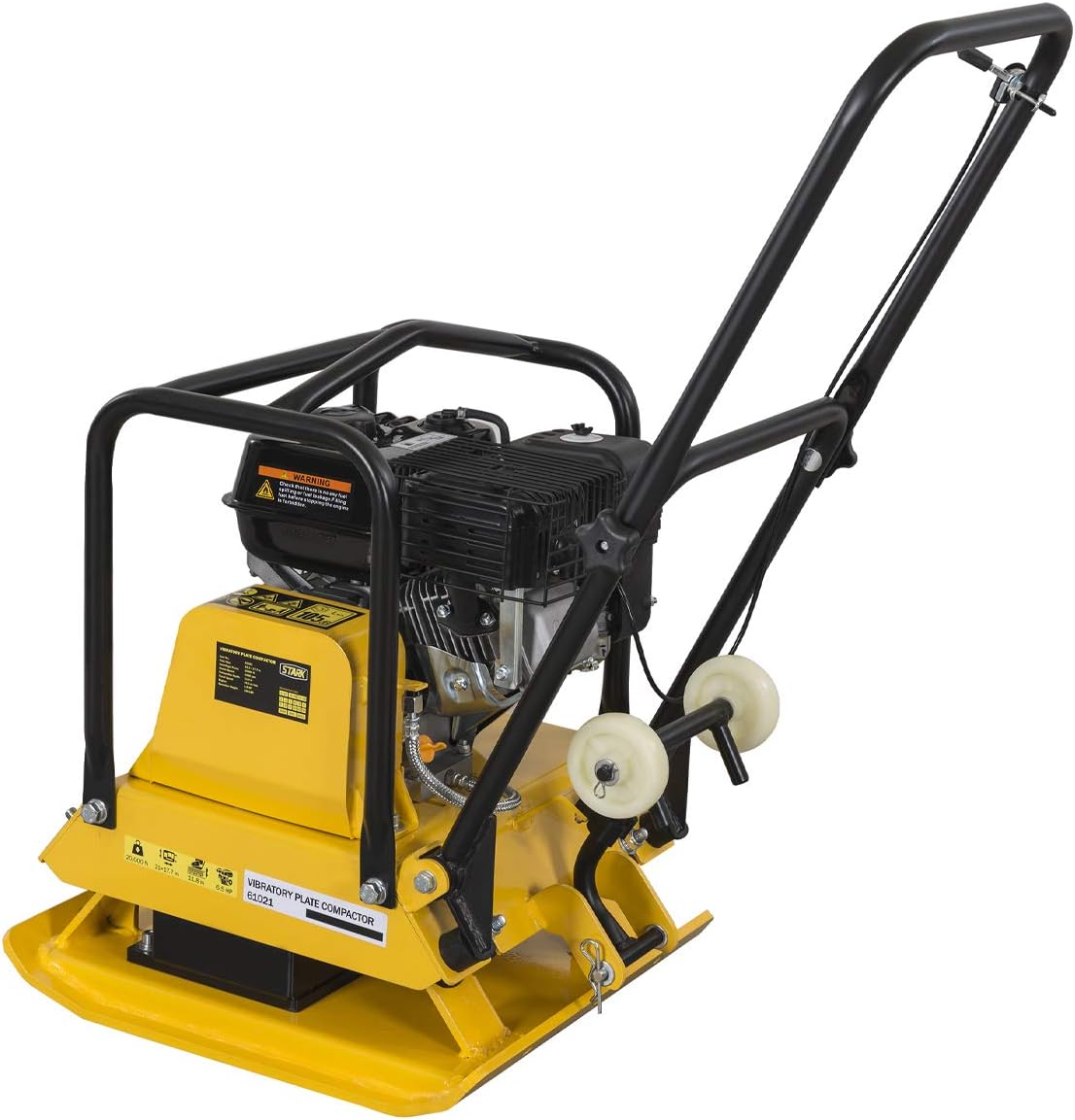6.5hp Walk Behind Plate Compactor with Foldable Handle W4209