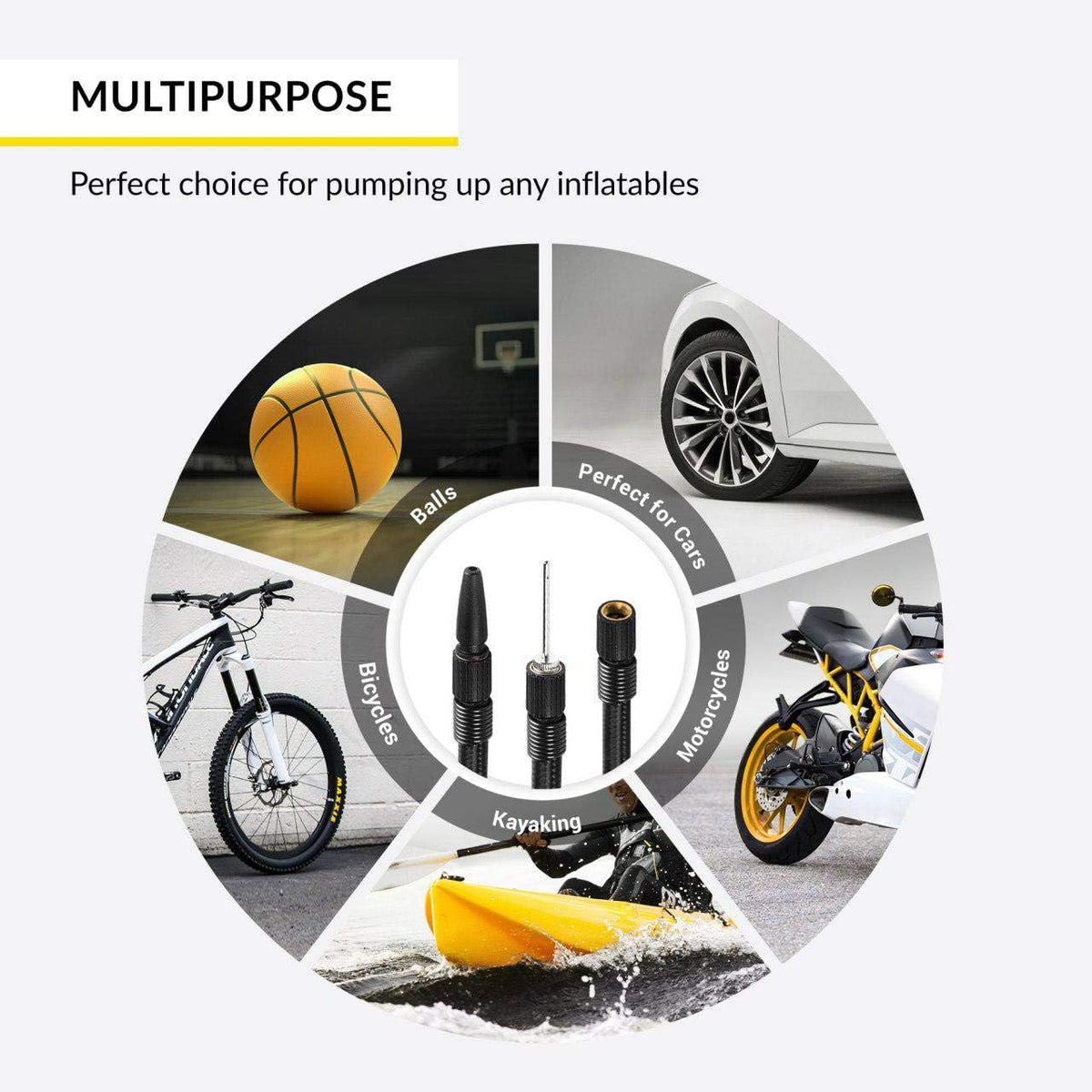 Portable Tire Inflator Air Compressor Pump S26935