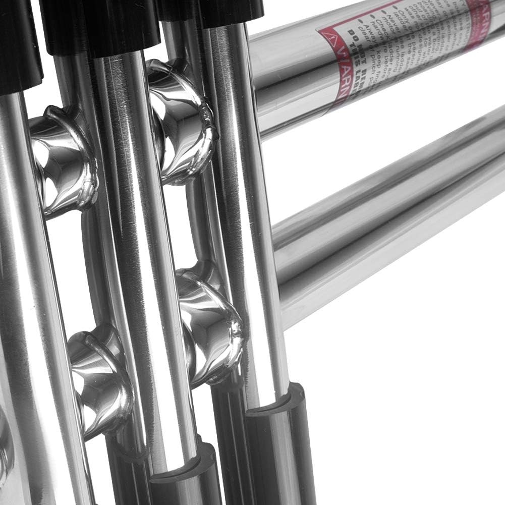 4 Step Stainless Steel Marine Telescoping Tube Ladder P17384