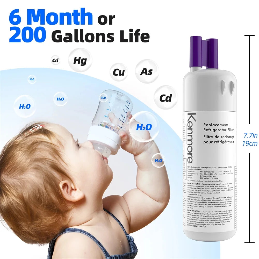 3 Pack Refrigerator Water Filter O92091
