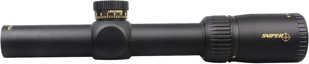 1-6X24 FFP Scope with Red/Green Illuminated Reticle and Scope Mount D630