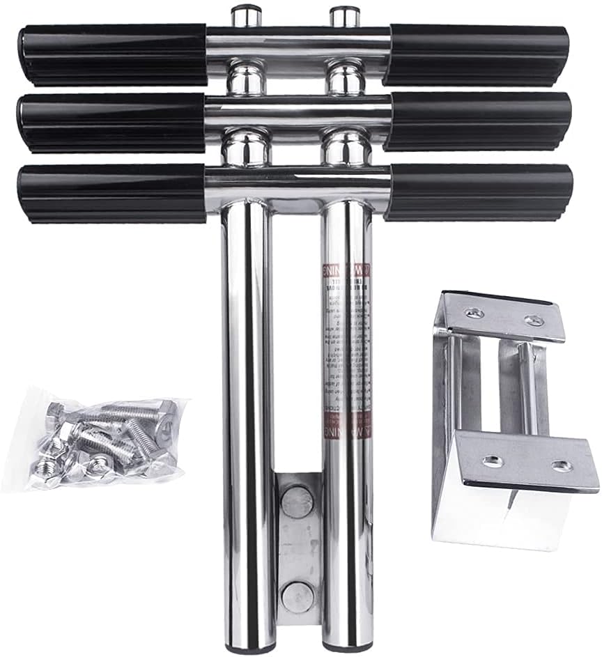 Stainless Steel 3 Step Telescoping Boat Ladder Q416