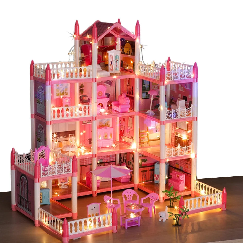 Pink Princess Castle Toy House J75655