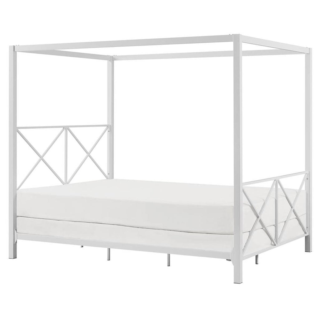 White Canopy Bed I69823