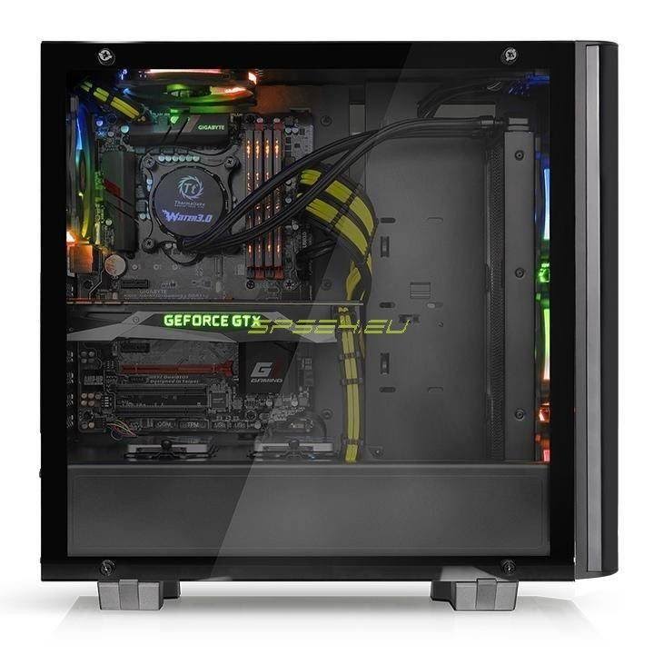 Black Midi-Tower Tempered Glass Edition G898856