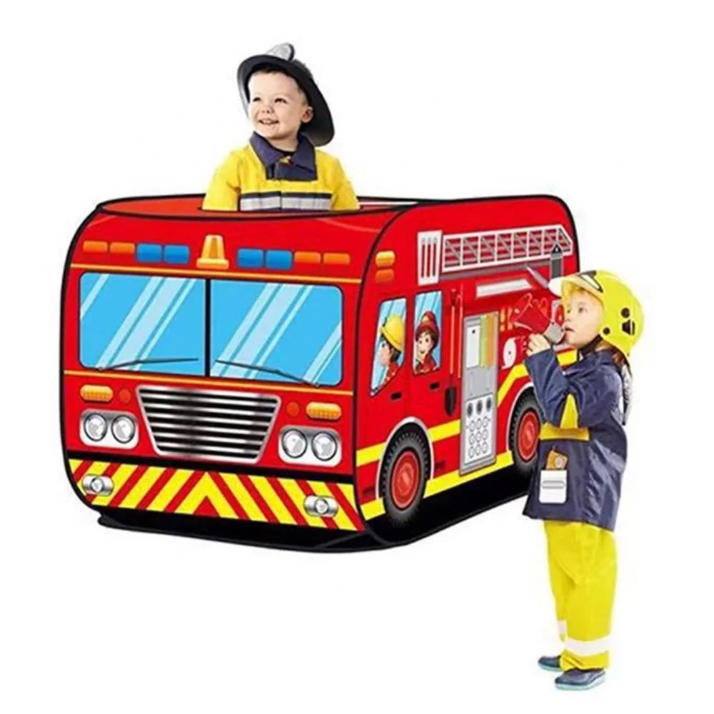 Fire Truck Pop Up Play Tent for Kids N16038