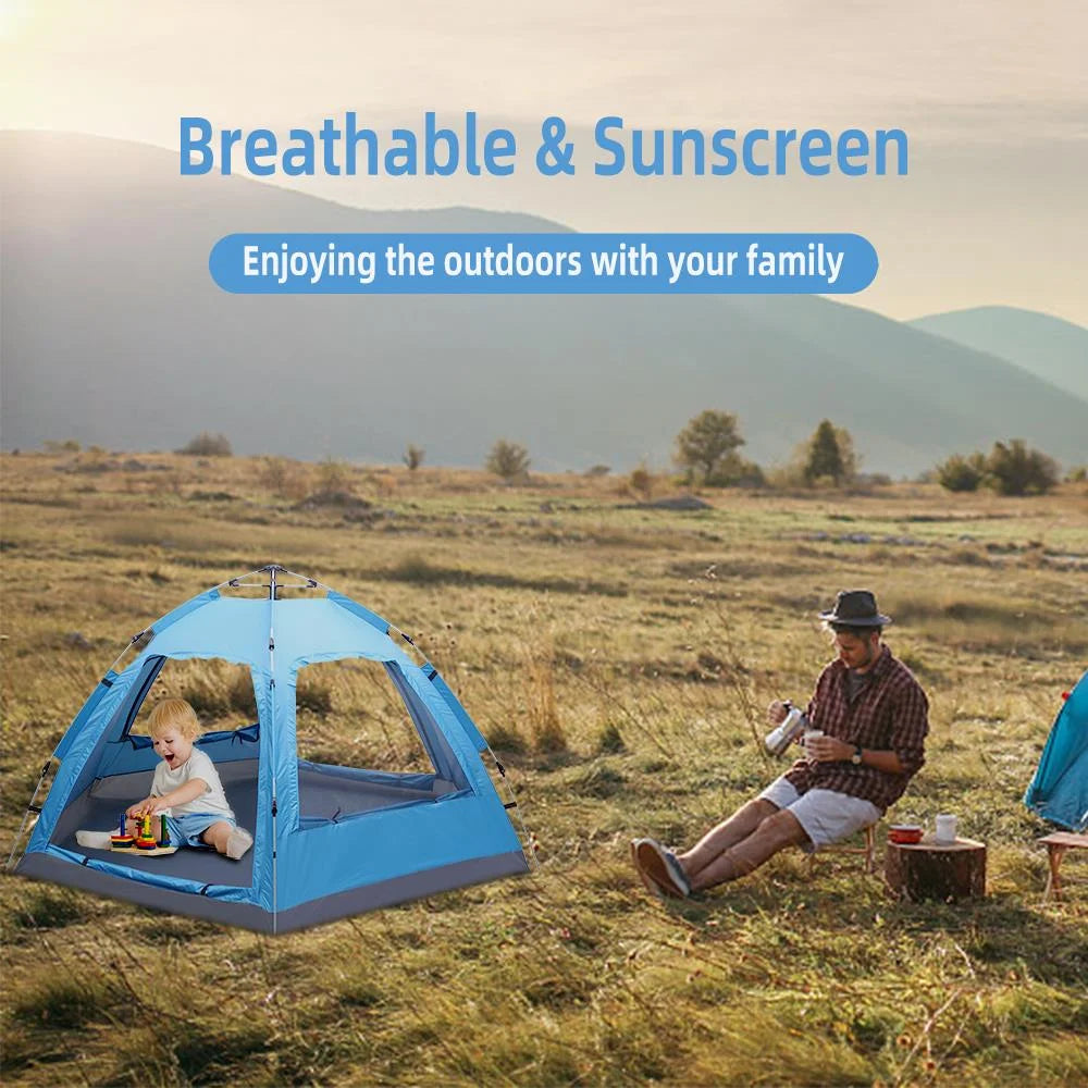 3-4 Person Waterproof Automatic Camping Tent F949