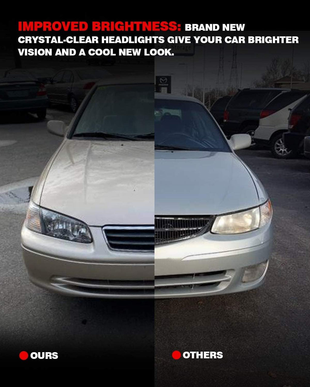 Headlight Assemblies with Amber Reflector Clear Lens Z318670