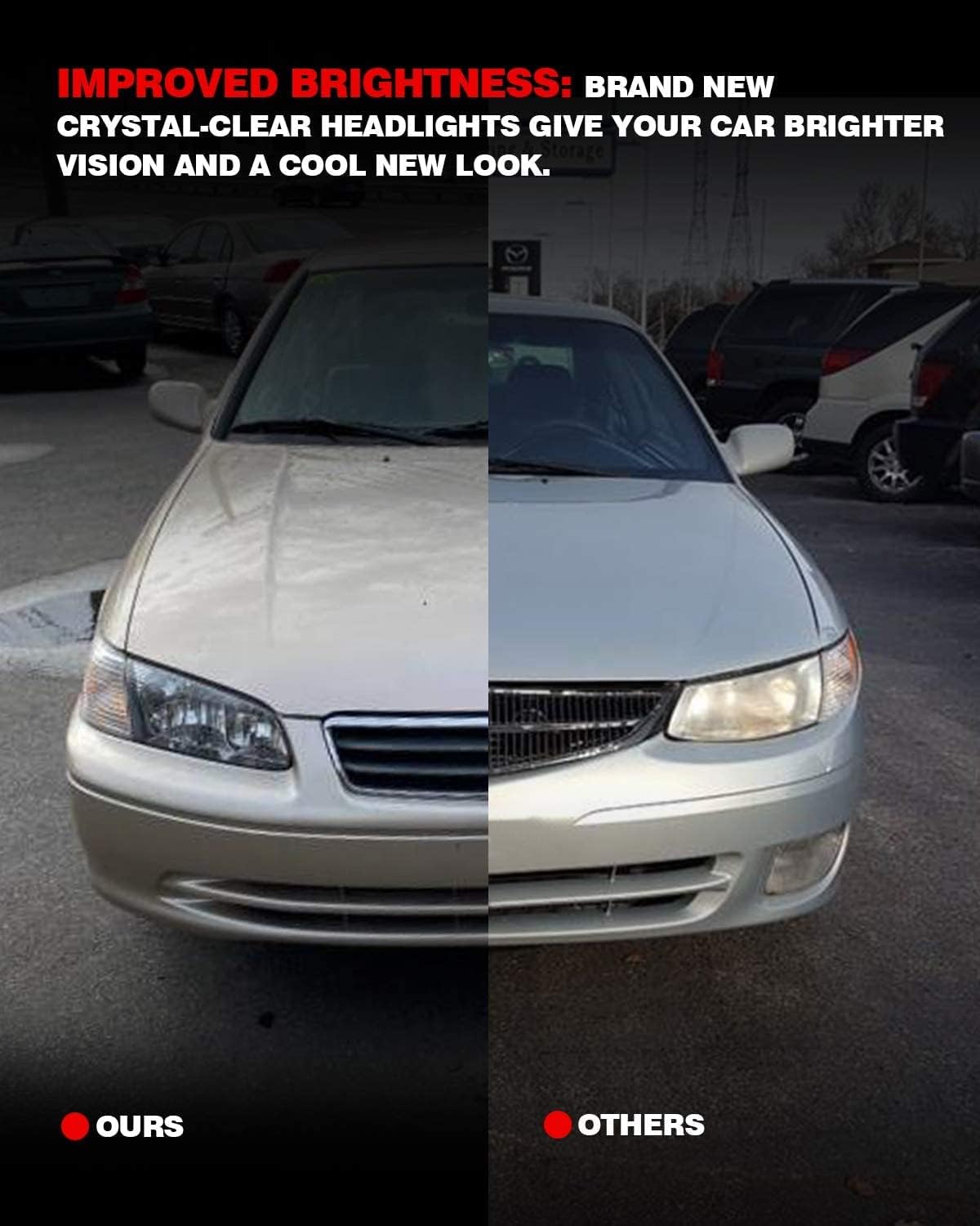 Headlight Assemblies with Amber Reflector Clear Lens Z318670