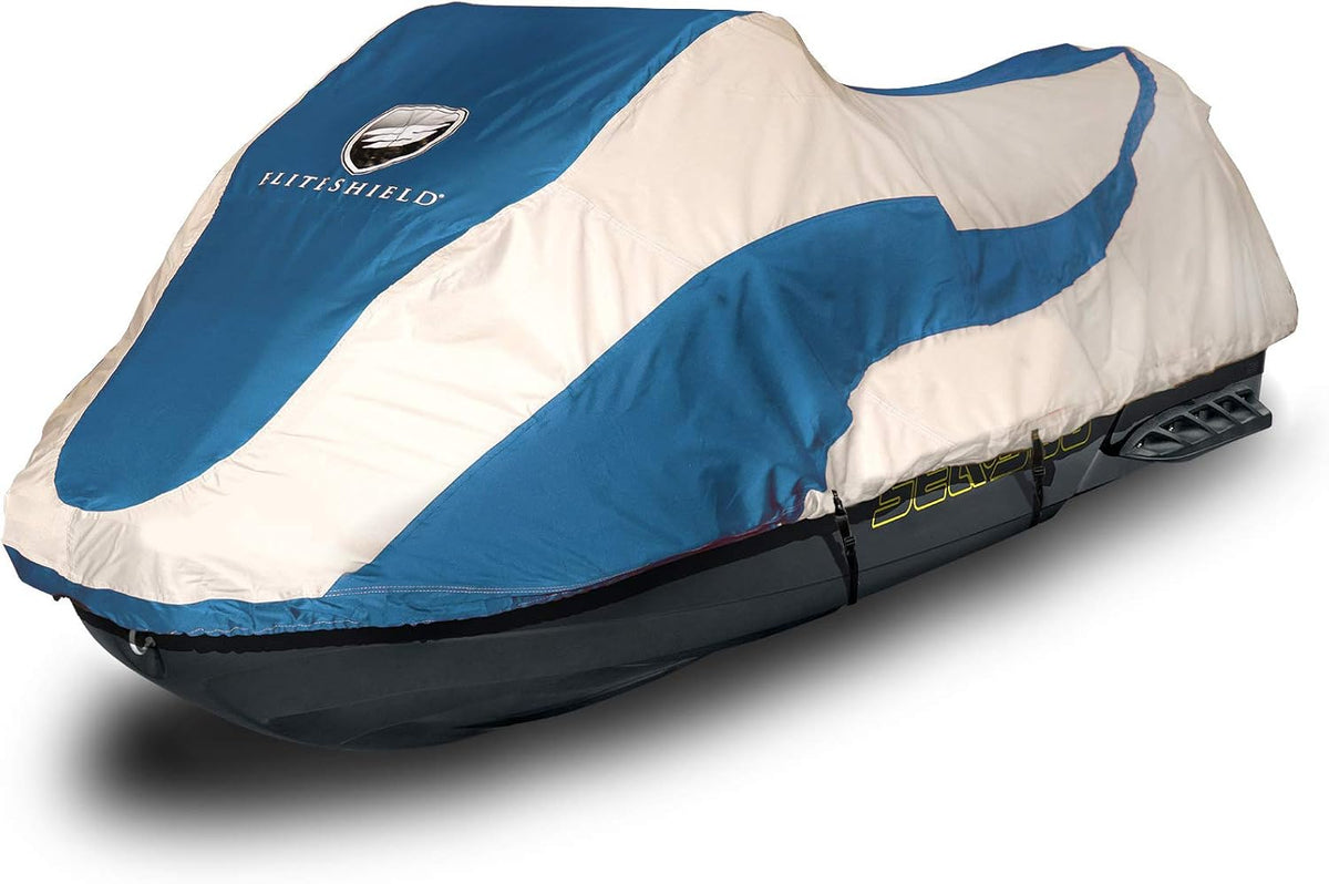 Heavy Duty Waterproof 600D Polyester PWC Cover, Fits 136" to 145" 3 Seater, Green/Gray X2760