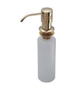 Antique Brass Flat Heavy Duty Kitchen Soap and Lotion Dispenser X92860