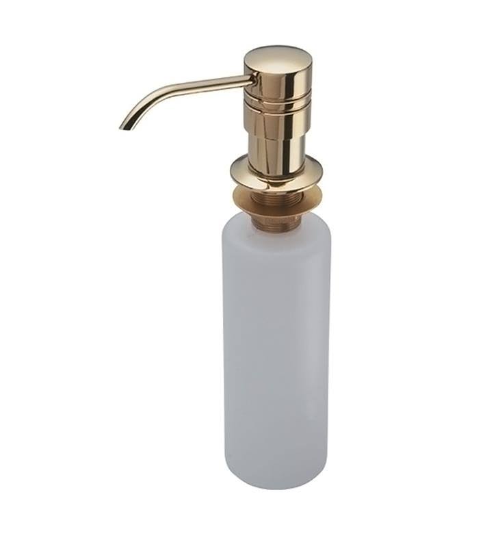 Antique Brass Flat Heavy Duty Kitchen Soap and Lotion Dispenser X92860