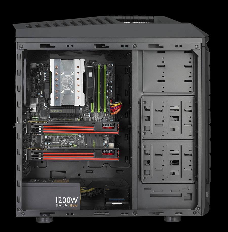 Black Full-Tower Computer Case M564228