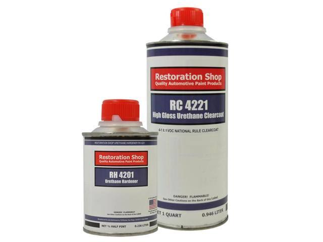 Scarlet Red Quart Urethane Basecoat Car Paint Kit B318