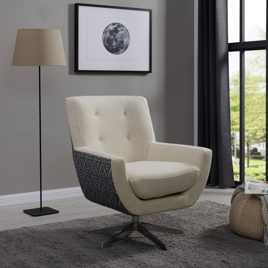 Fabric Swivel Accent Chair C267