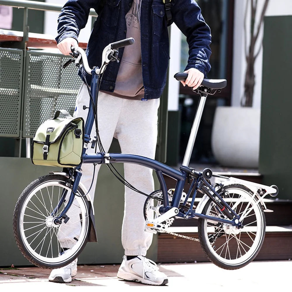 Folding Bike Handlebar Bag with Rain Cover S90740