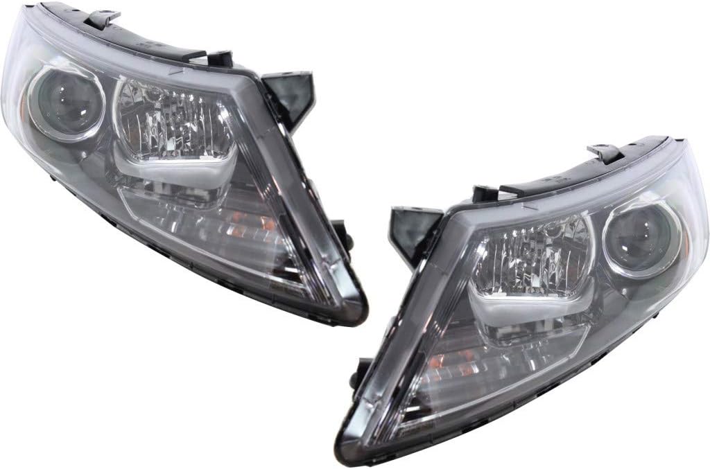 Headlight Assembly for Kia Optima 2010 2011 2012 2013 Pair Halogen V79821