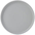 Matte Gray Straight Side Plate S6975