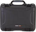 Black Waterproof Hard Case with Padded Dividers and TSA Approved Travel Lock Latches V43572