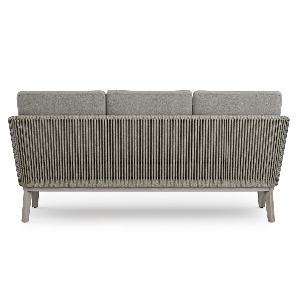 Gray Sand Drift Polyester Outdoor Sofa C851