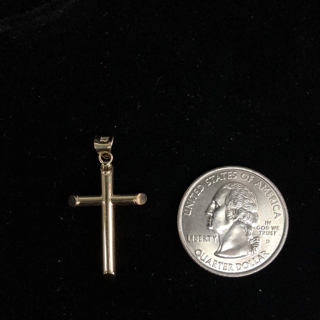 14K Yellow Gold Cross Pendant N480492