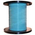6 Fiber Indoor Distribution Fiber Optic Cable Multimode 50/125 OM3 Aqua Riser Rated Spool 1000 Foot M303164