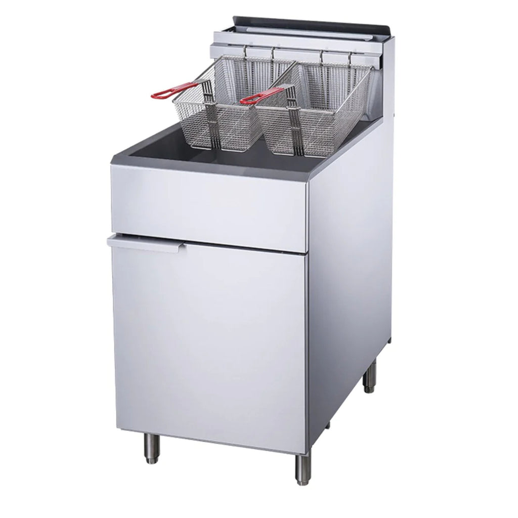 70lb. LP Gas Deep Fryer with 5 Tube Burners R1138