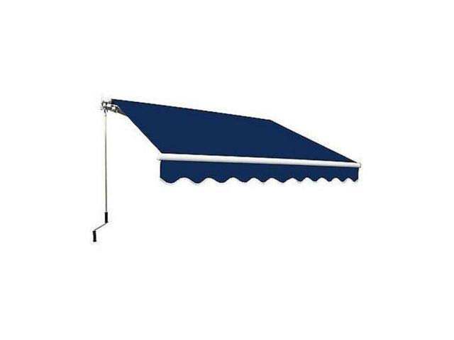 Blue Retractable Patio Awning 12 x 10 ft O788765