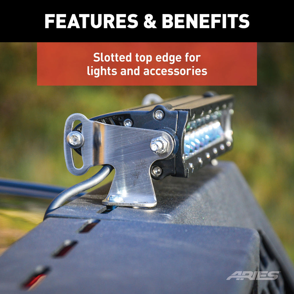 Black Aluminum Truck Headache Rack Cab Protector I14375