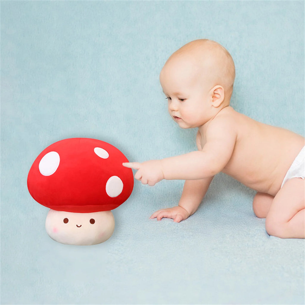 Mushroom Shaped Plush Toy Stuffed Doll H129239