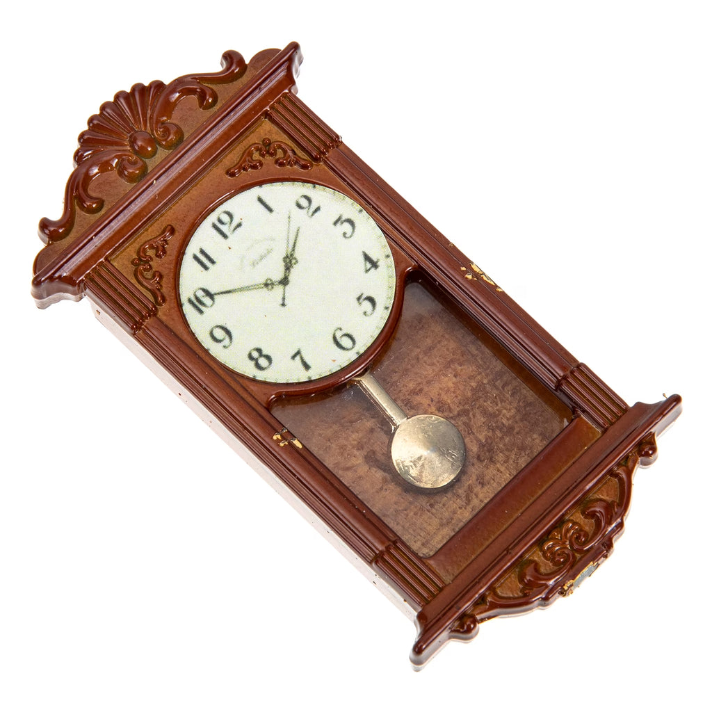 Mini Hanging Metal Doll House Clock Toy H631
