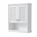 White Wall-Mounted Storage Cabinet H82464